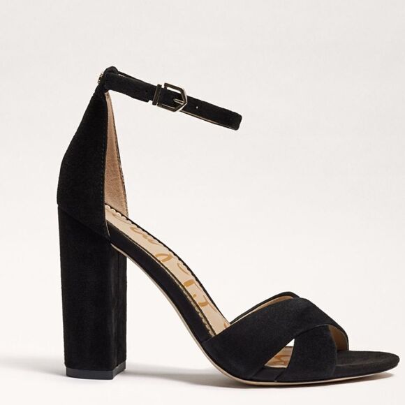 New Sam Edelman Yancy Block Heel Ankle Strap Sandal - Picture 11 of 11